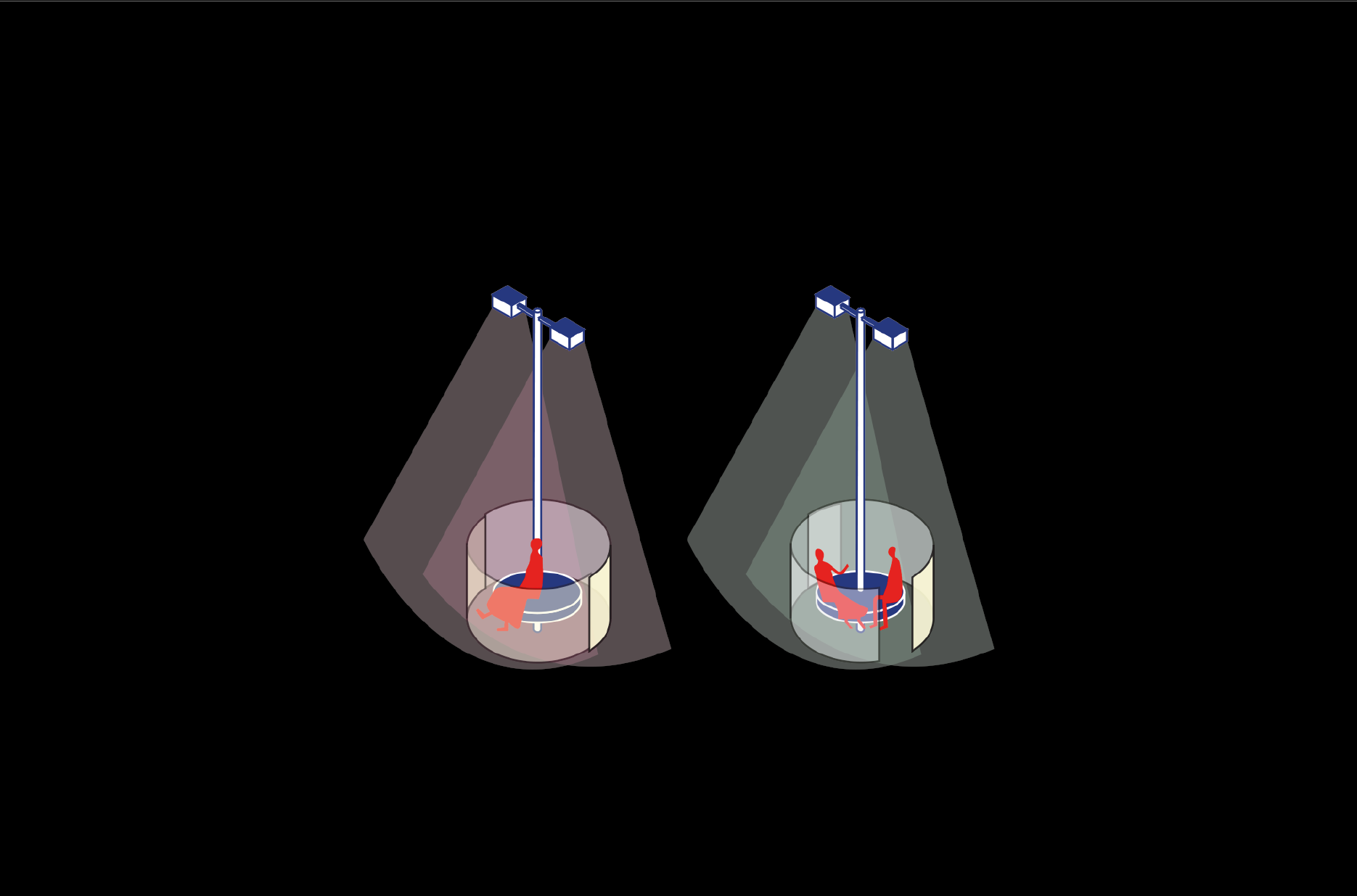 Selective connection lighting diagram