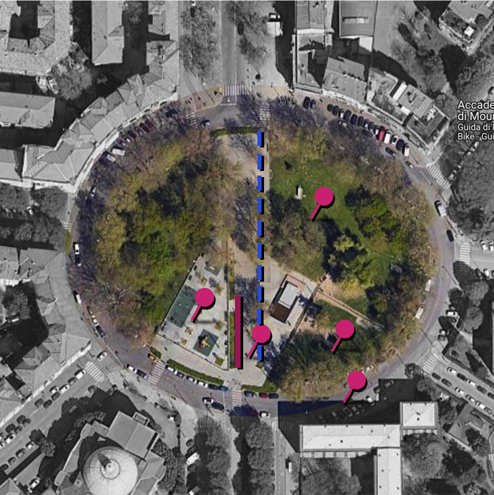 Piazzale Gabrio Rosa aerial analysis
