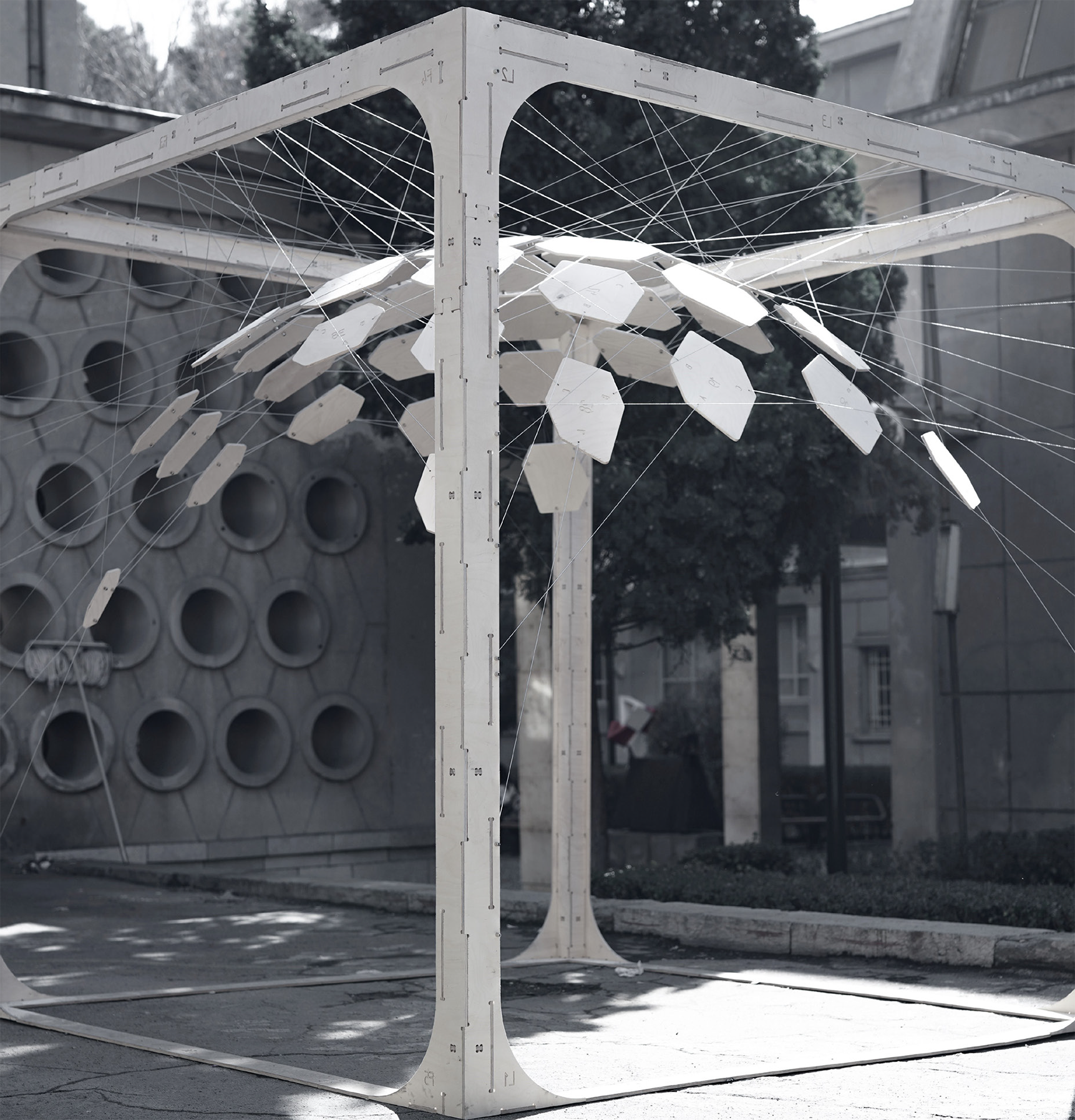 Completed Floated Plates installation