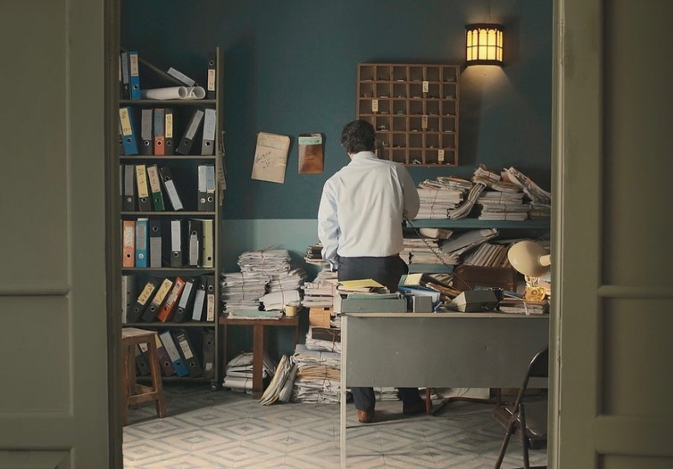 Greyish-Blue office set