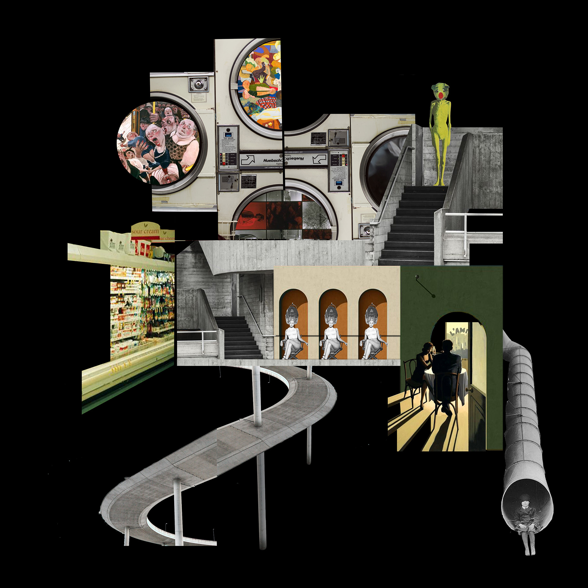 High-Rise collage three