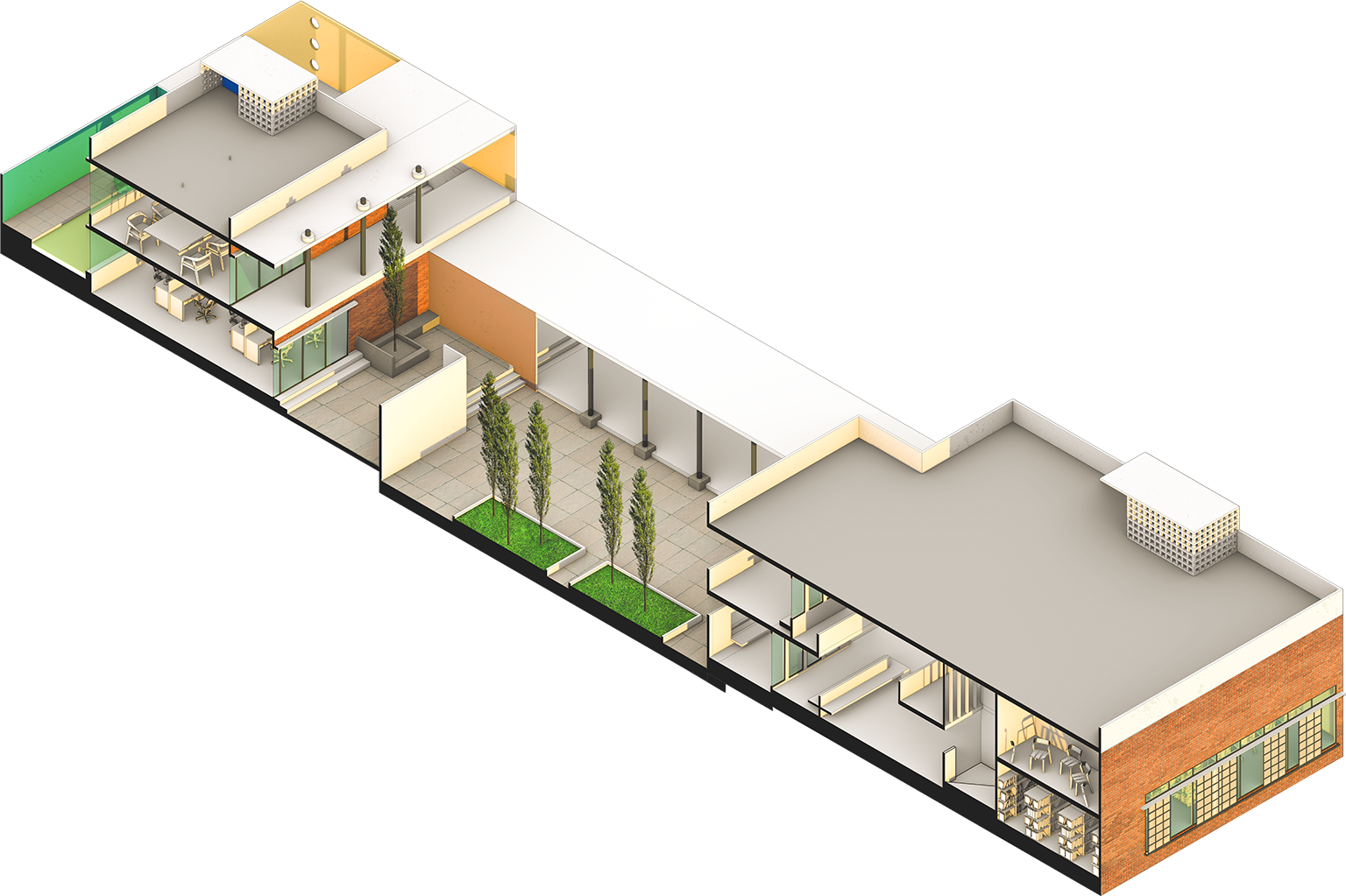 Music House final axonometric