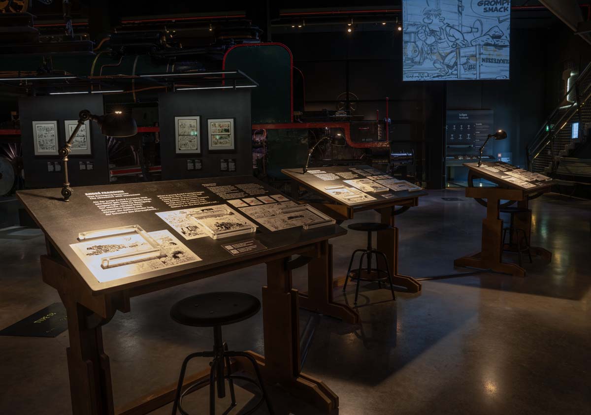 Dessine-moi un train exhibition overview