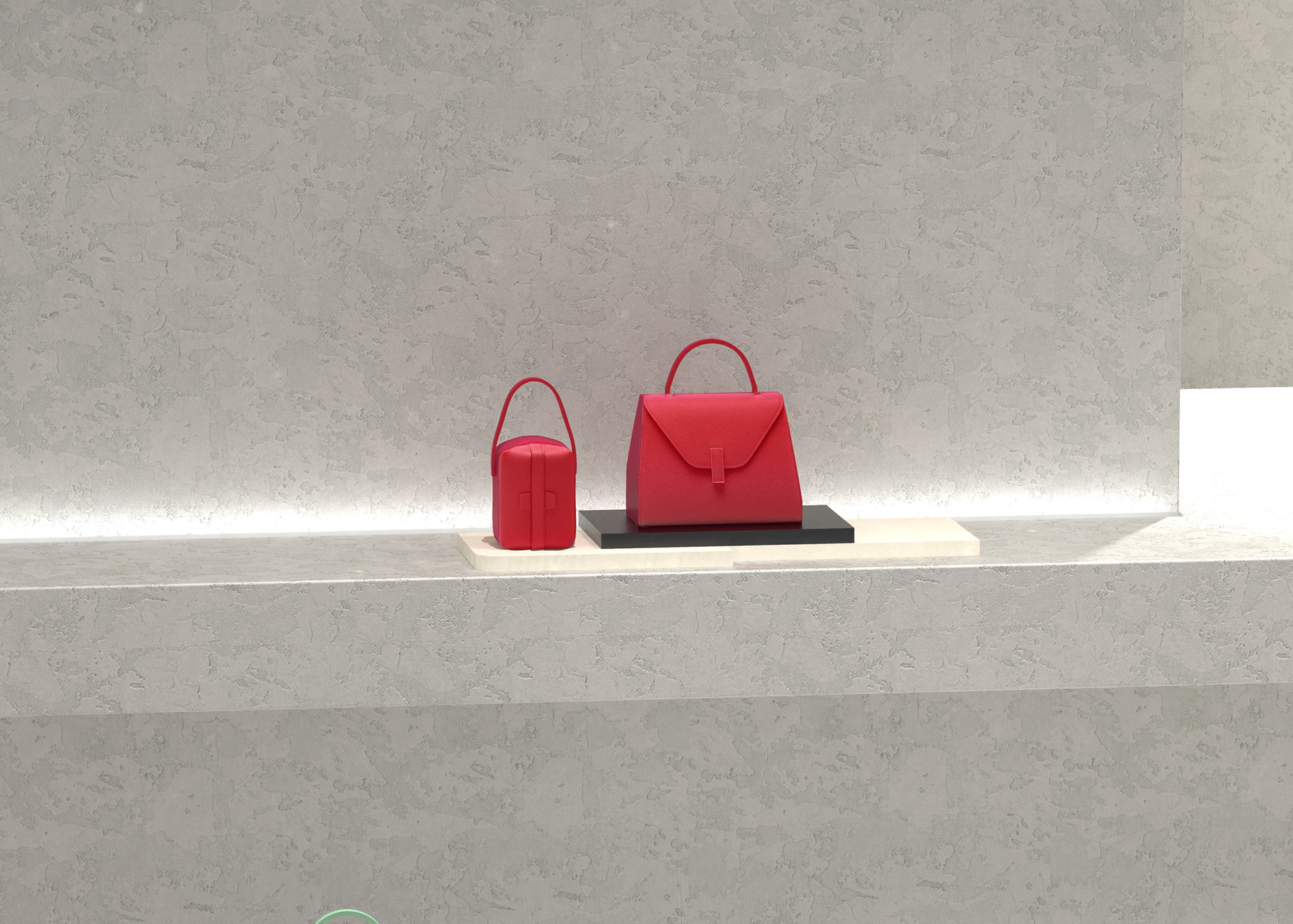 The Attractor display with products
