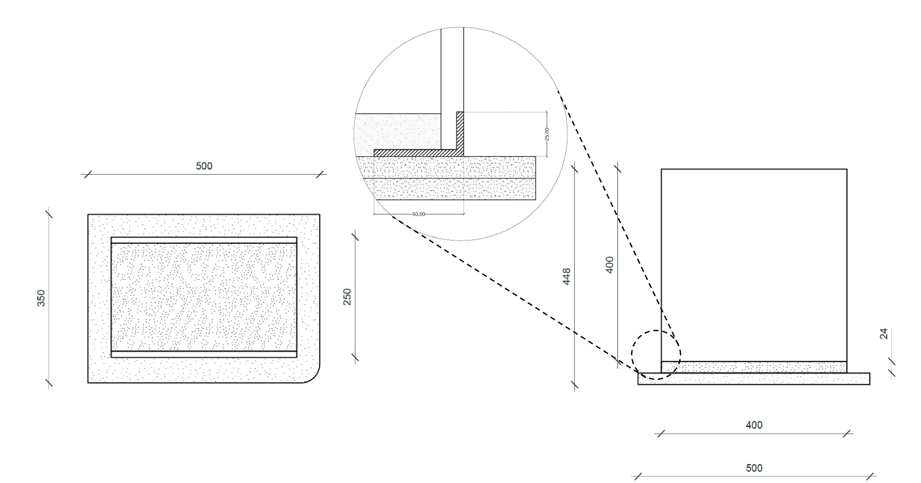 The Prestigious technical drawing