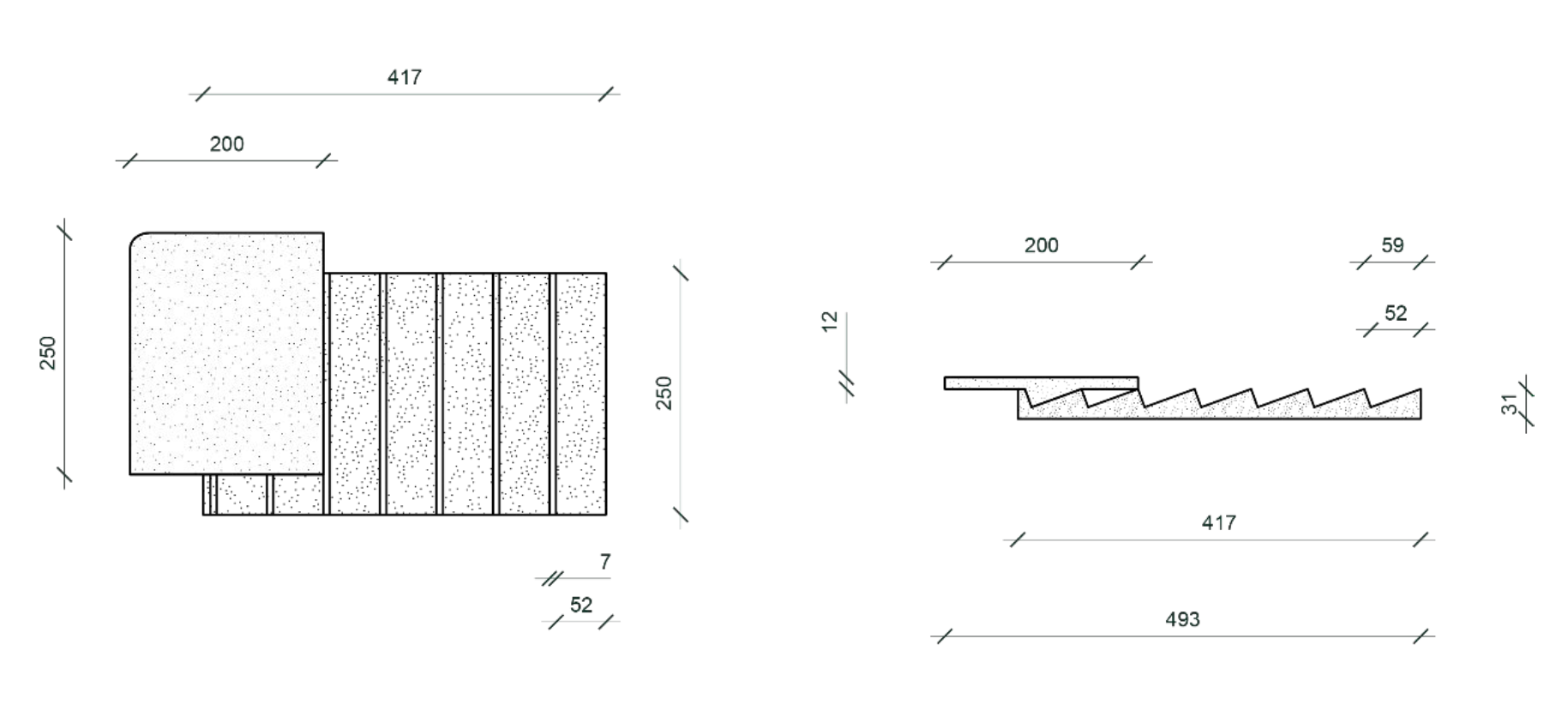 The Collector technical drawing