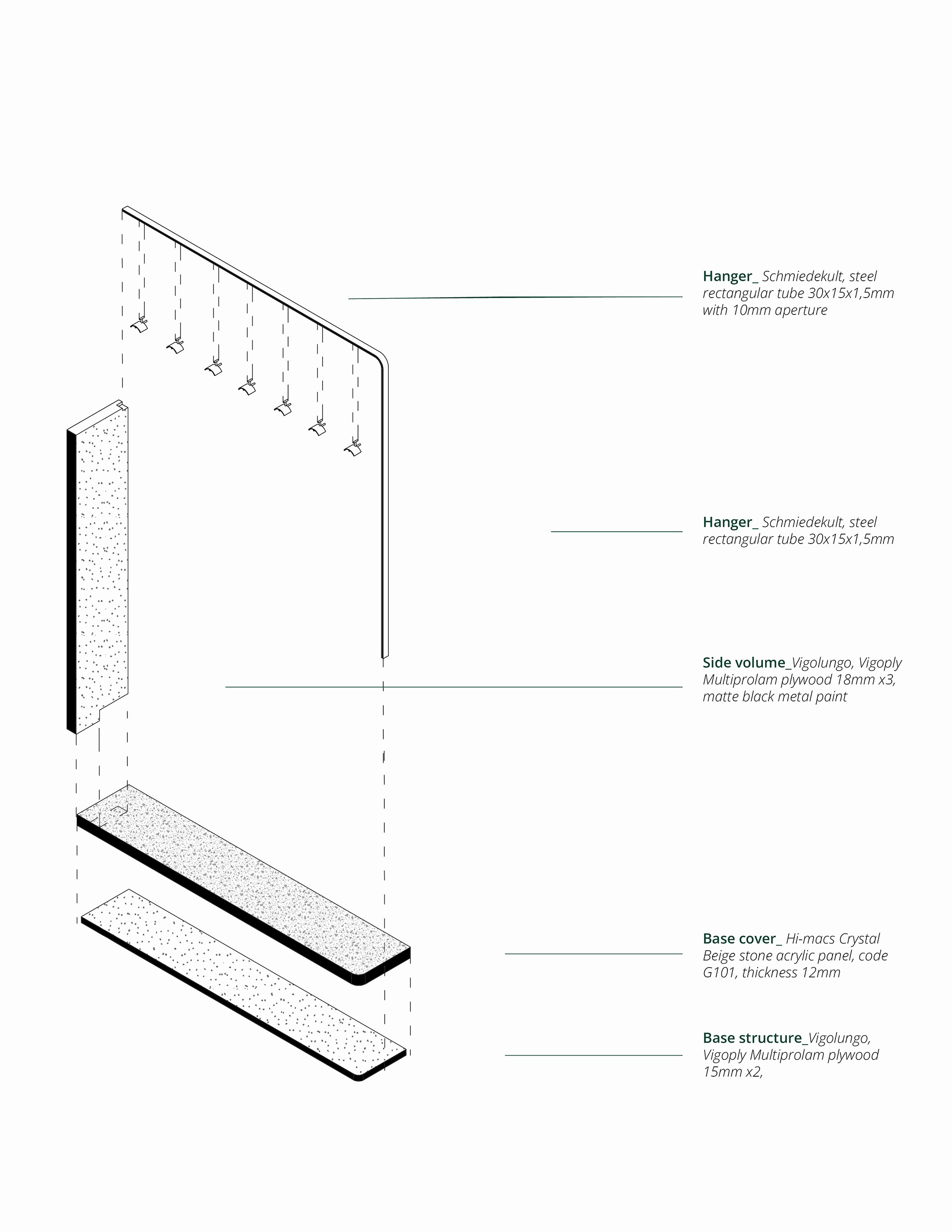 Large Bearer construction diagram