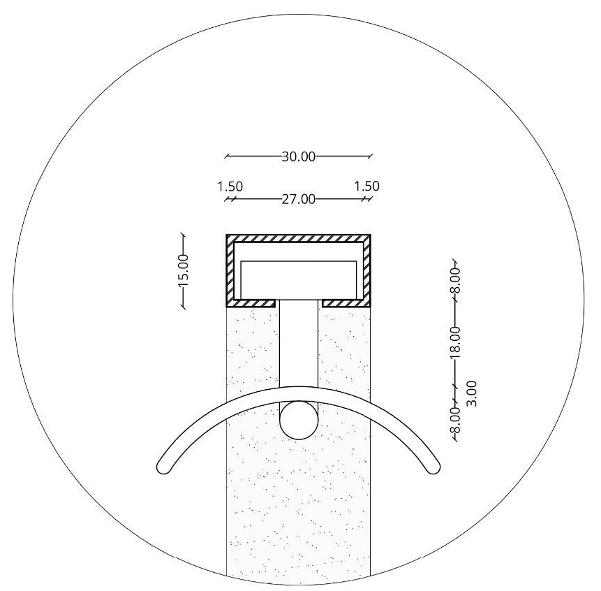Bearer connection detail drawing