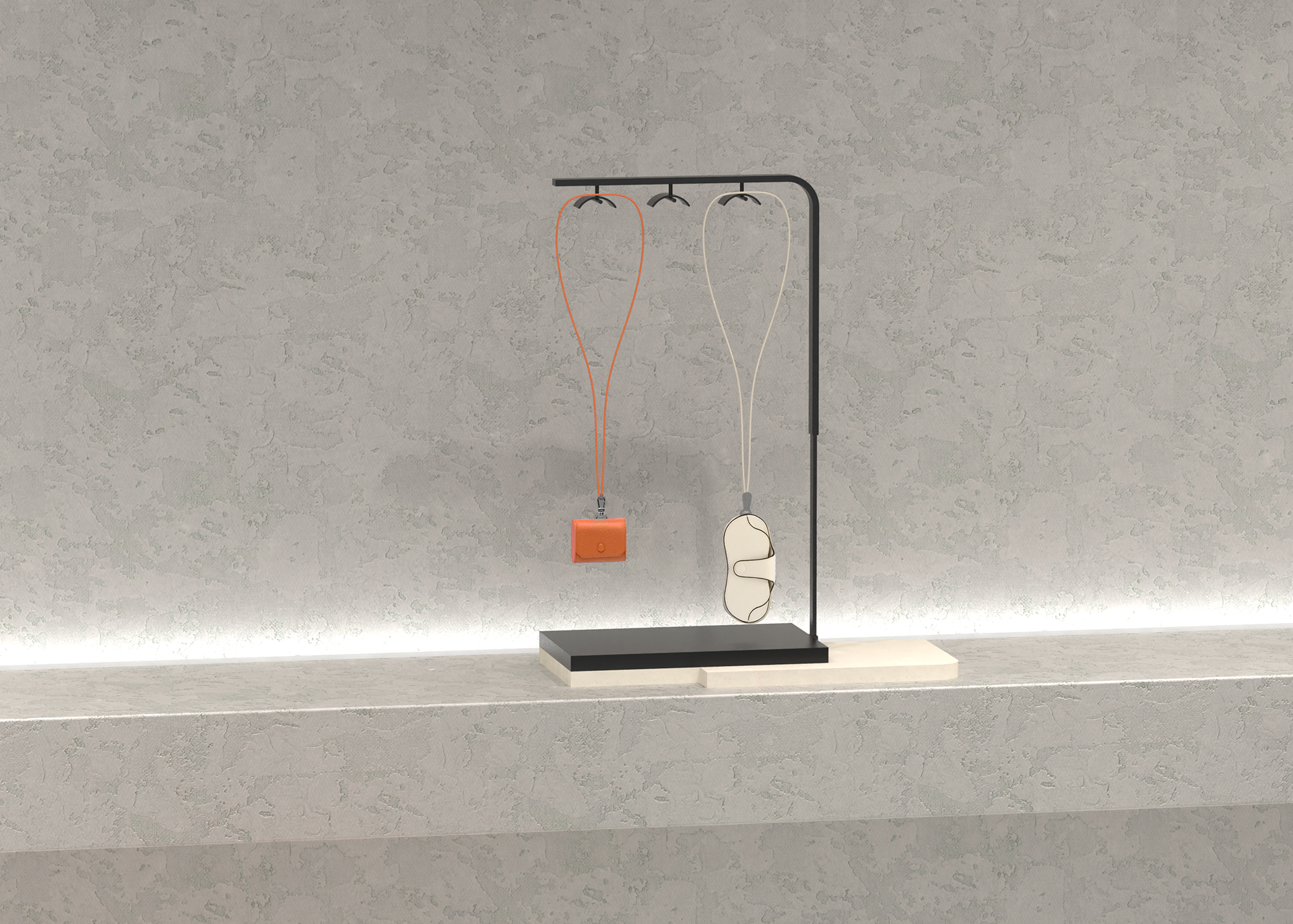 The Gentleman display with product